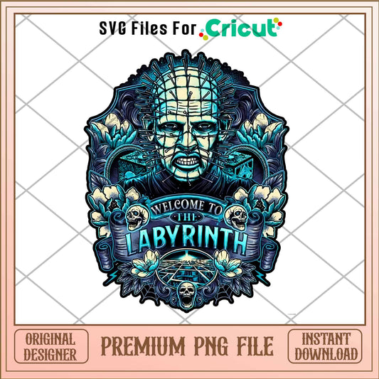 Welcome to Labyrinth png, Horror characters png, Digital Download