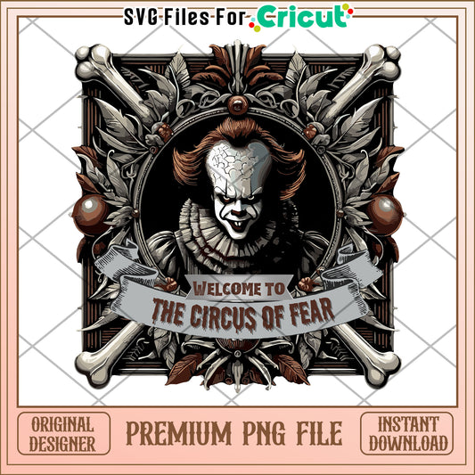 Welcome to the circus of fear png, trick or treat png, halloween movies png