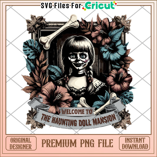 Welcome to the haunting doll masion png, trick or treat png, halloween movies png