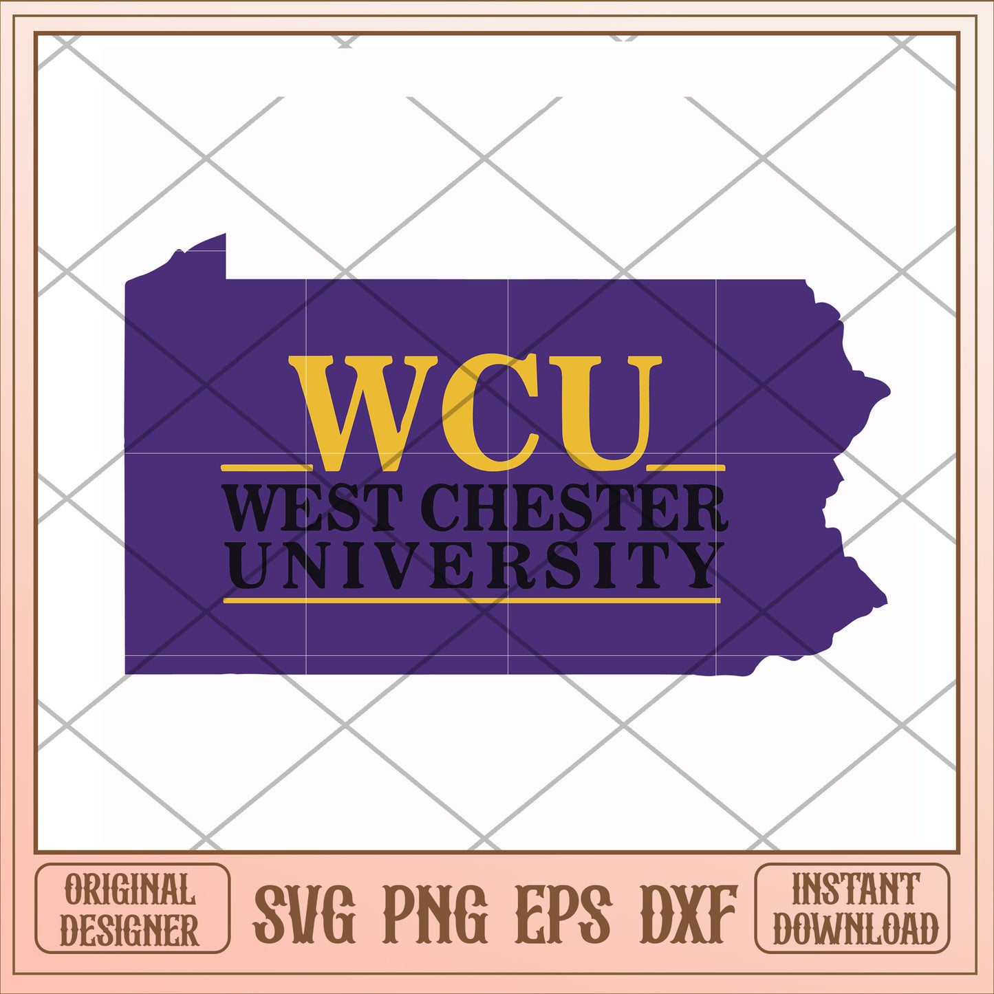 West Chester University WCU logo svg, wcu logo svg, ncaa svg