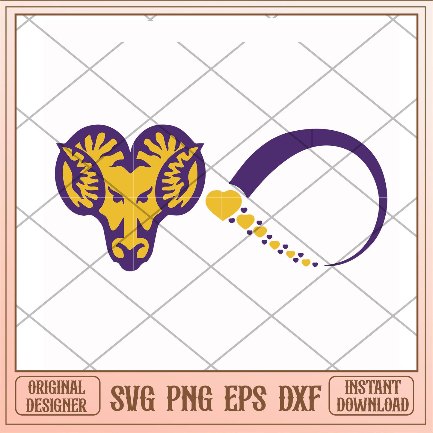 West Chester University mascot rams svg, mascot svg, ncaa svg