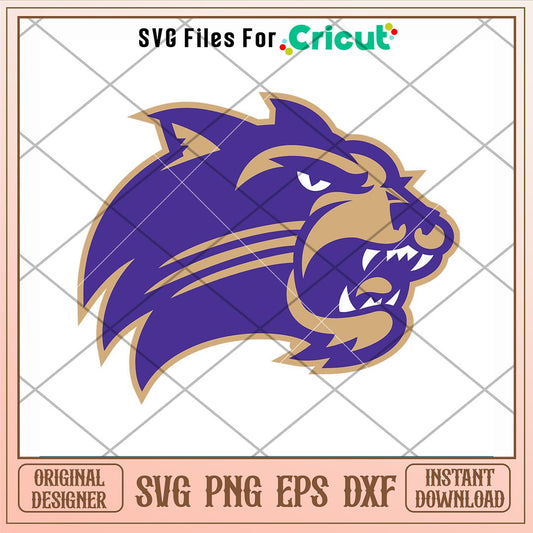 Western Carolina Catamounts Logo Svg, Western Carolina Catamounts Svg, NCAA Svg