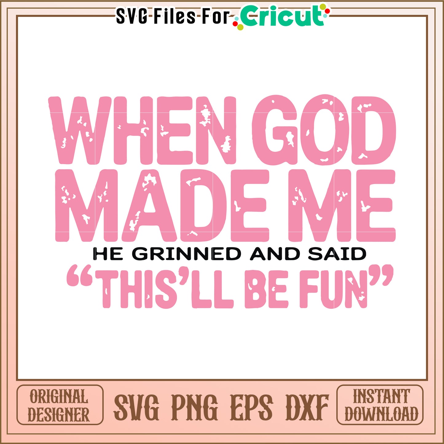 When god made me svg, god is love svg, the love for god svg