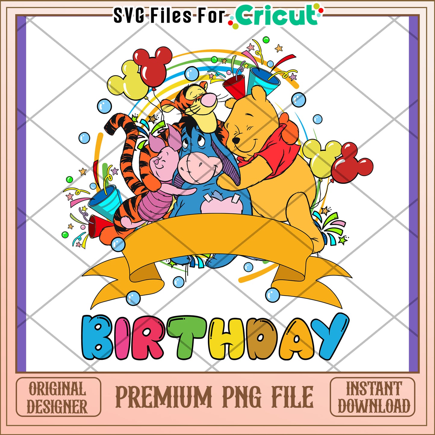 Whimsical Birthday Celebration PNG Design Download