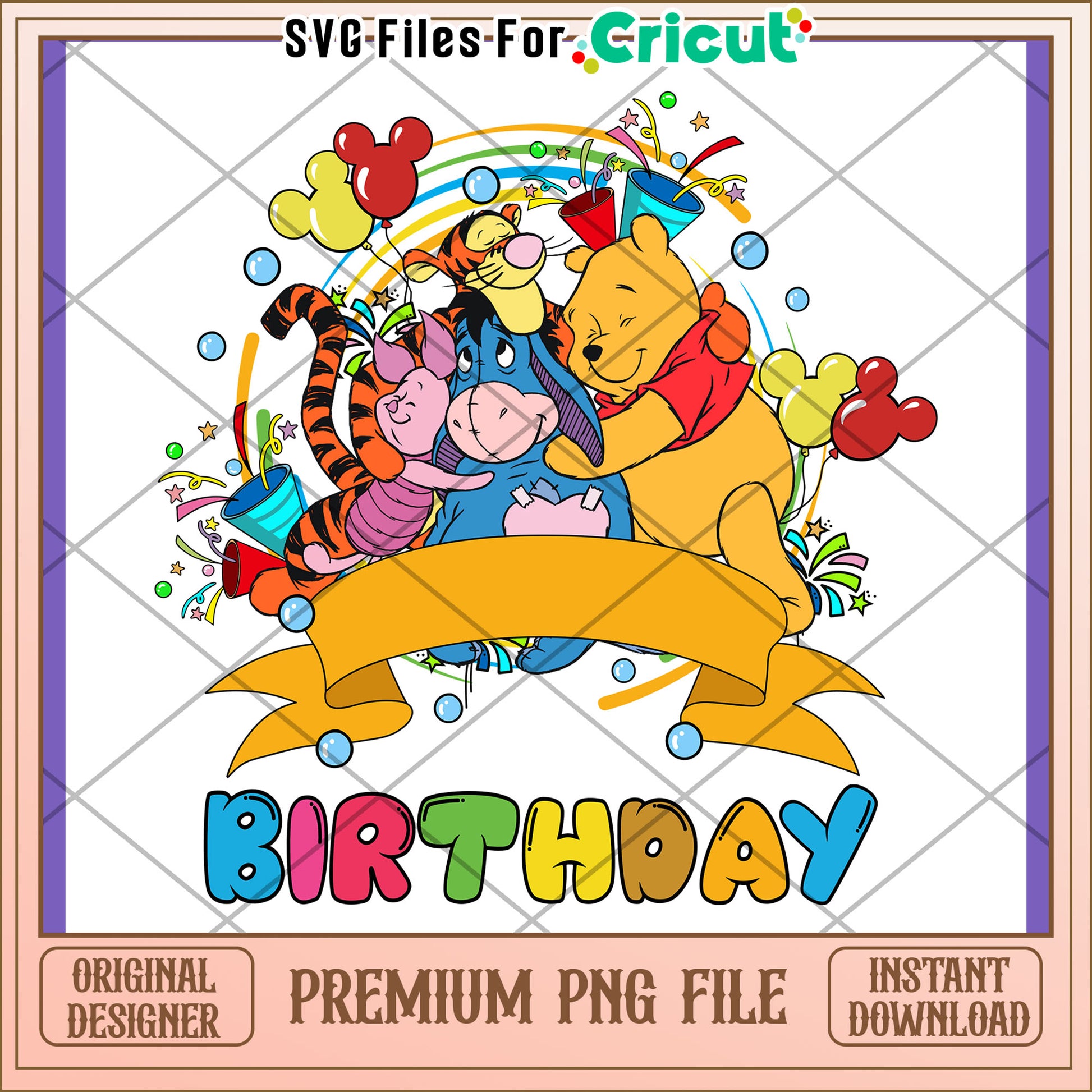 Whimsical Birthday Celebration PNG Design Download