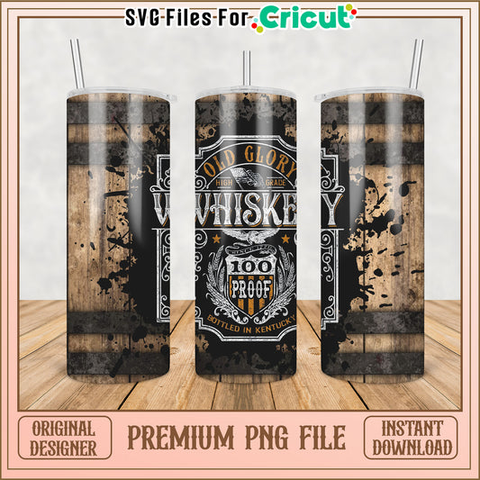 Whiskey Tumbler PNG Design Download