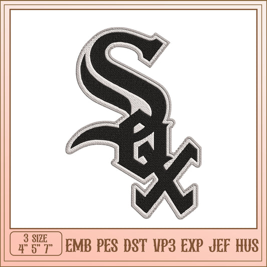 White Sox S Embroidery Design