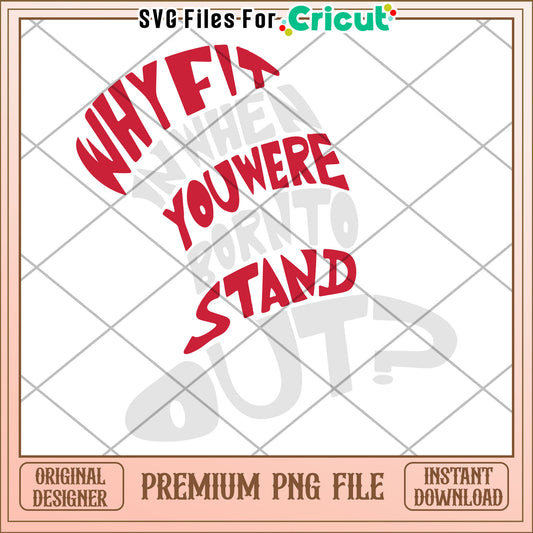 Why Fit In Hat PNG Download