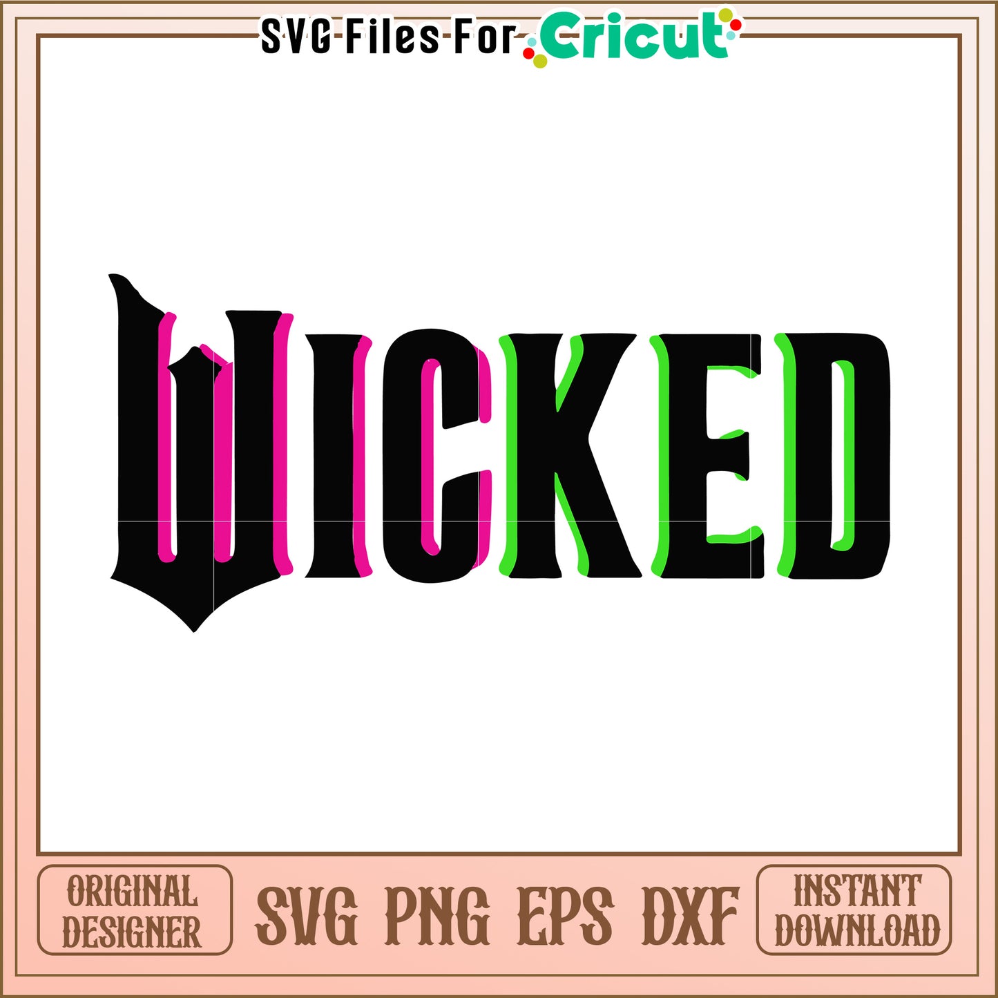 Wicked design for creativity lovers, perfect for all occasions