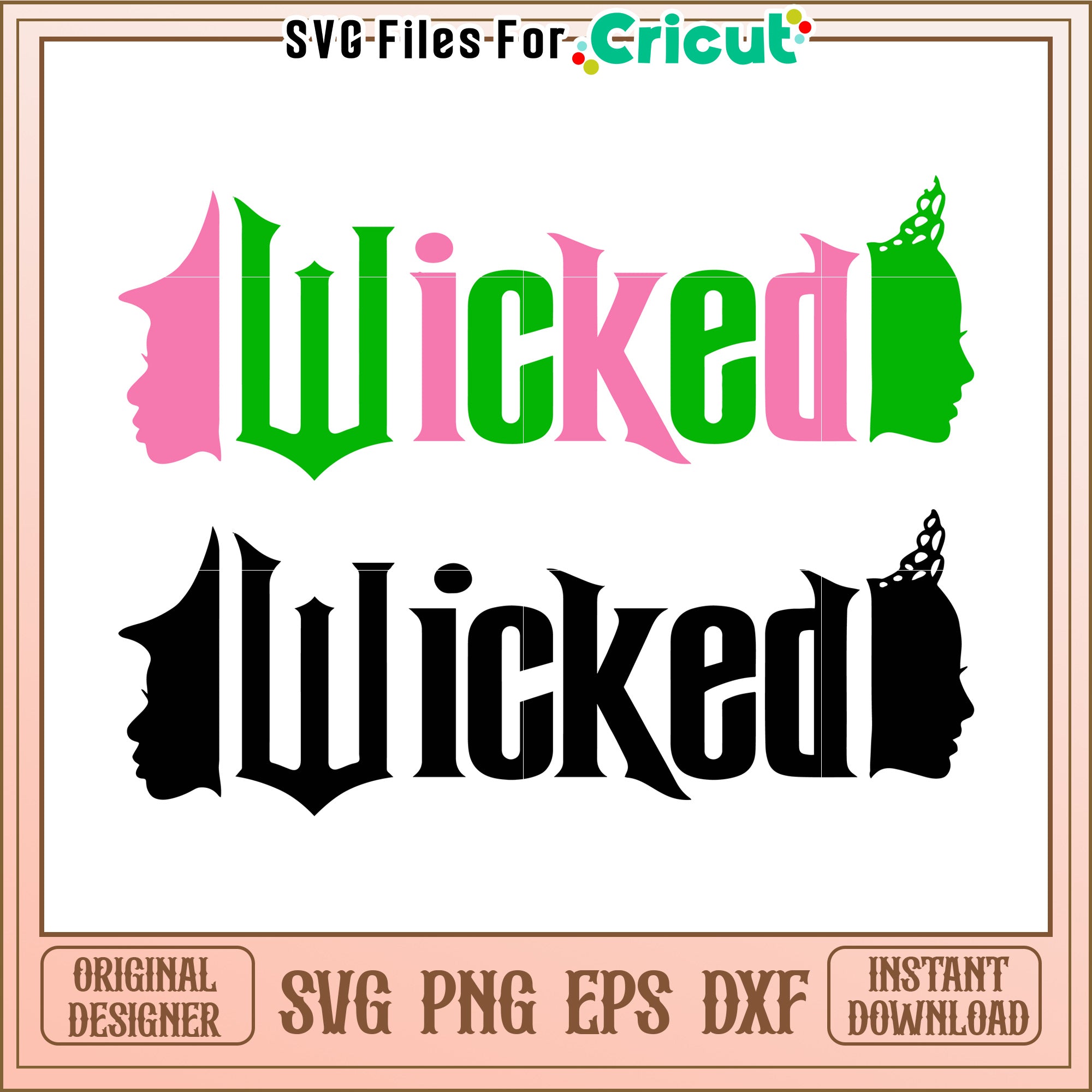 Wicked logo design for vibrant decor, perfect for fans and collectors ...