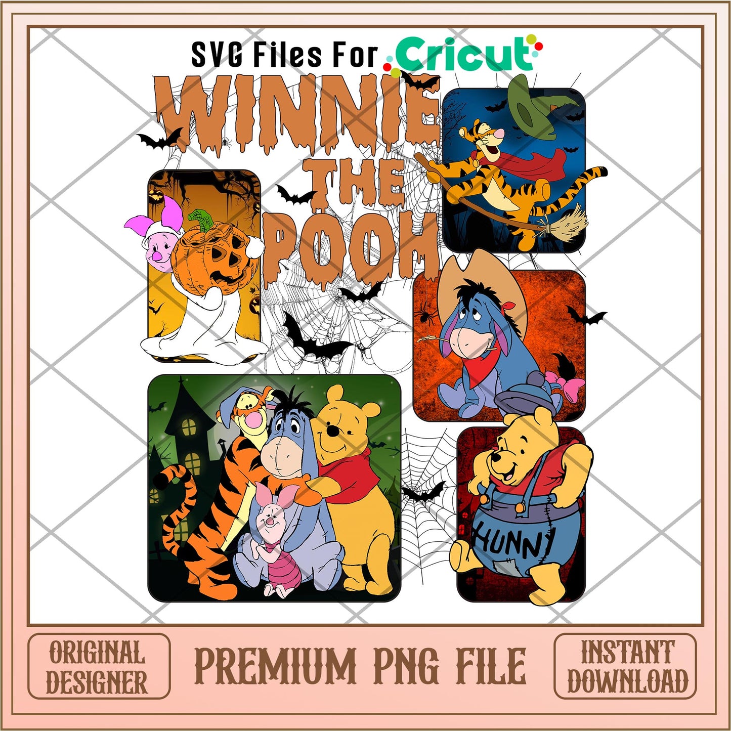 Winnie The Pooh Halloween Costume png, png, Winnie The Pooh characters png, Digital Download