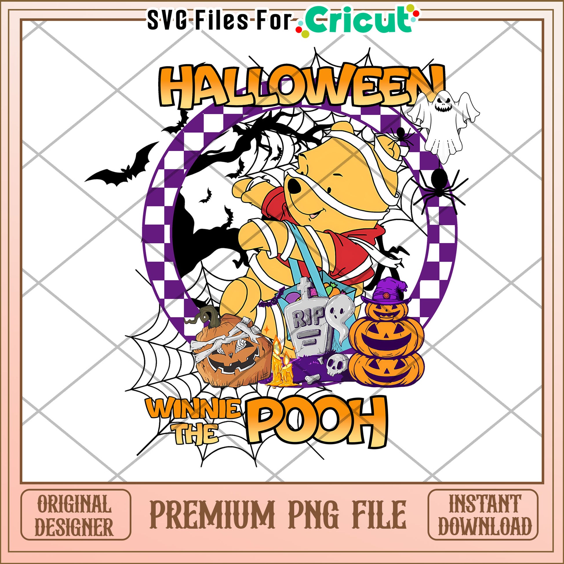 Winnie The Pooh Halloween png, disney halloween png, halloween png