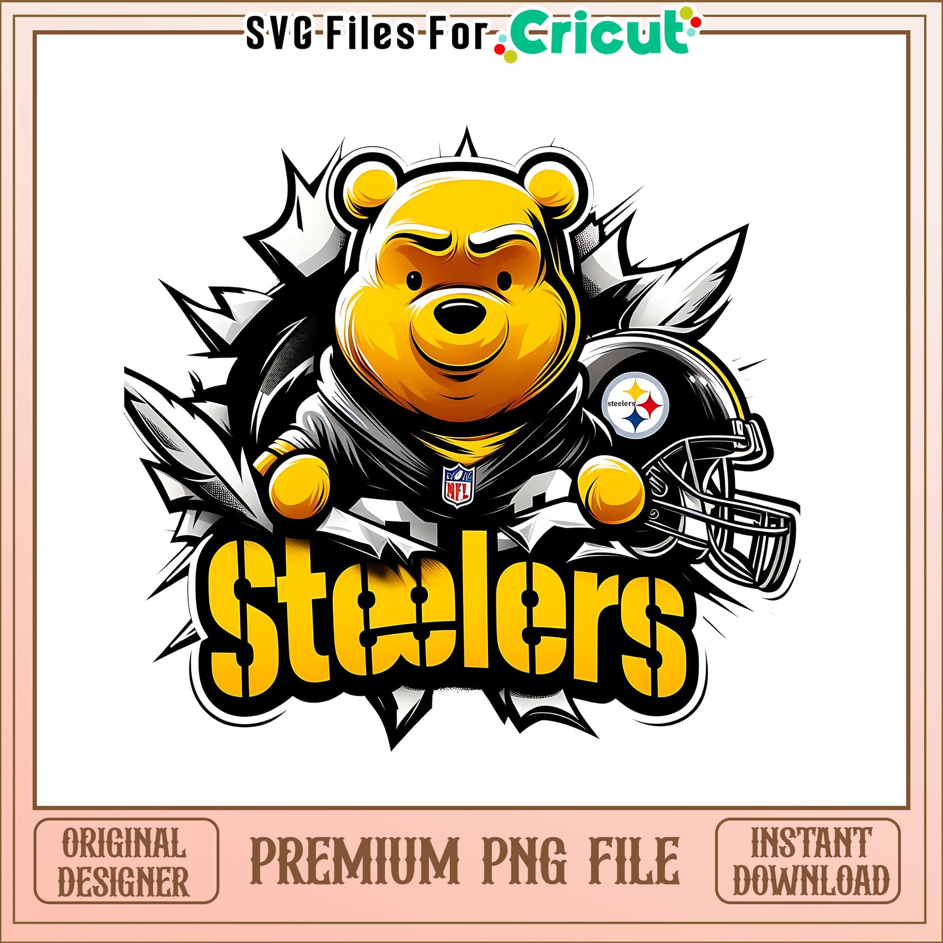 Winnie The Pooh Steelers png, Indianapolis Colts png, NFL png