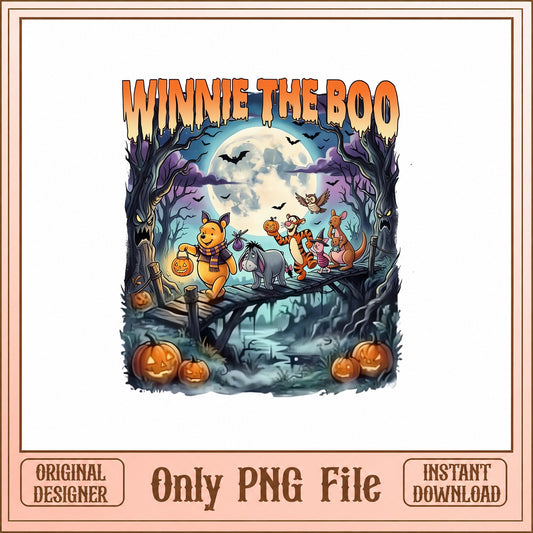 Winnie The Pooh Halloween PNG, Disney Halloween, Spooky PNG