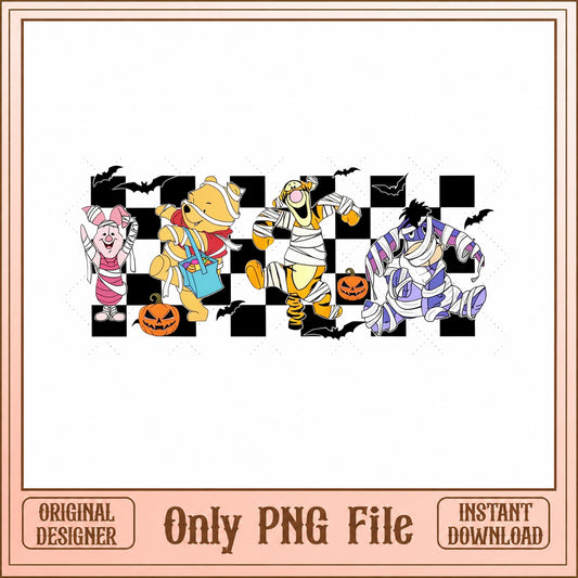 Winnie The Pooh Halloween PNG, Tigger Eeyore Piglet, Disney PNG