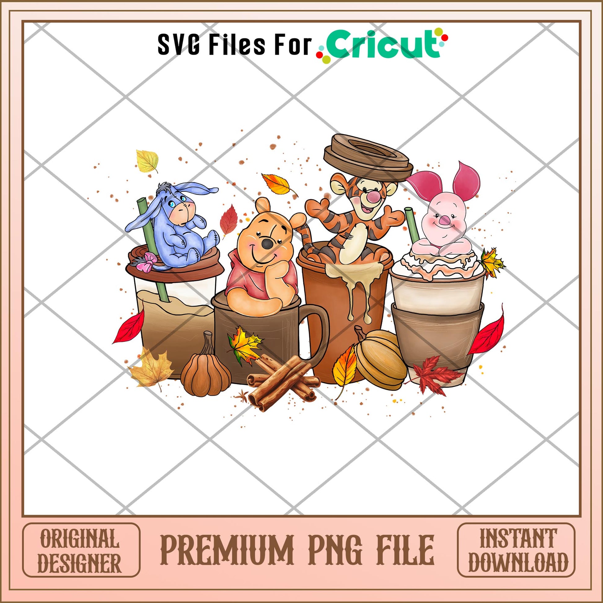 Winnie the pooh fall png, pooh png, halloween png