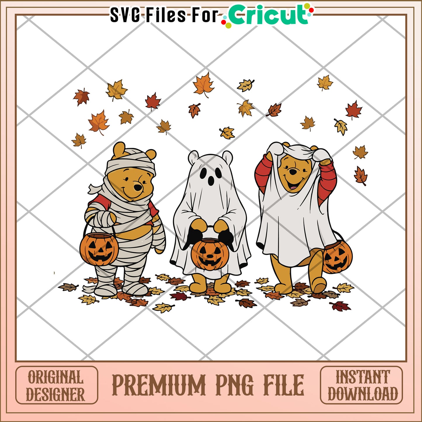 Winnie pooh png, halloween costumes png, spooky halloween png