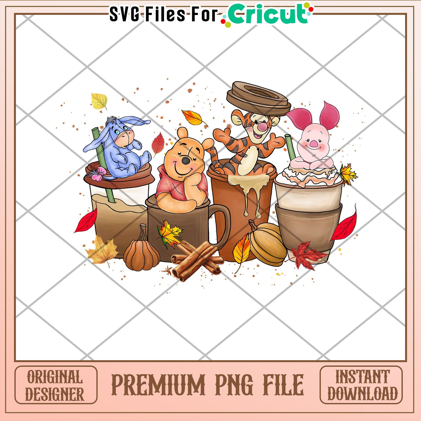 Winnie the Pooh Autumn PNG Download