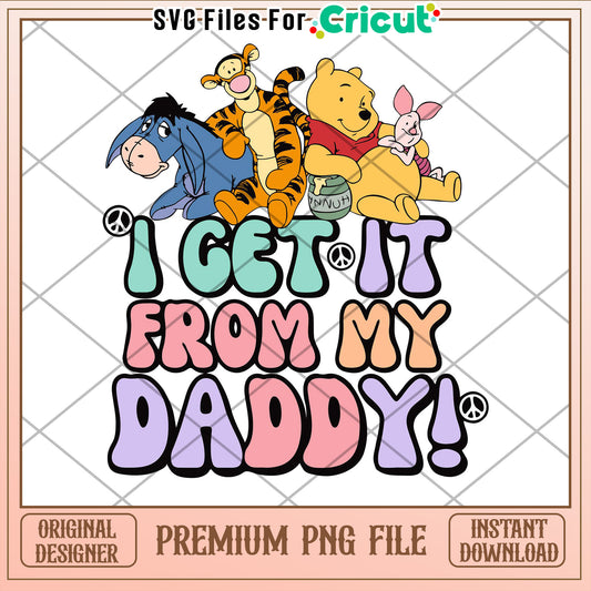 Winnie the Pooh Daddy PNG