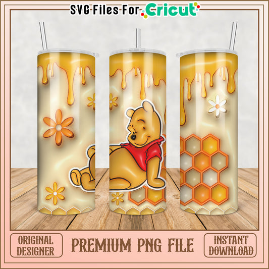 Winnie the Pooh Honey PNG Sublimation