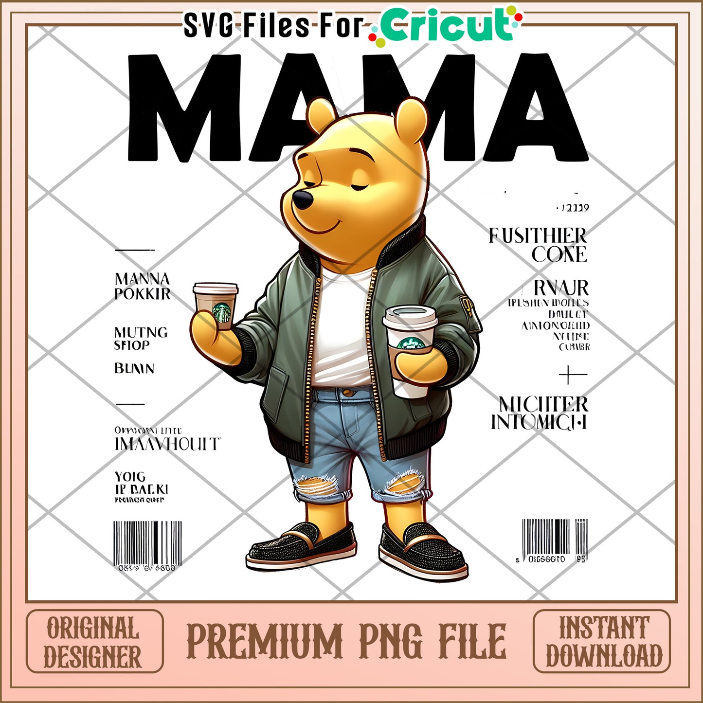 Winnie the Pooh Mama PNG Download