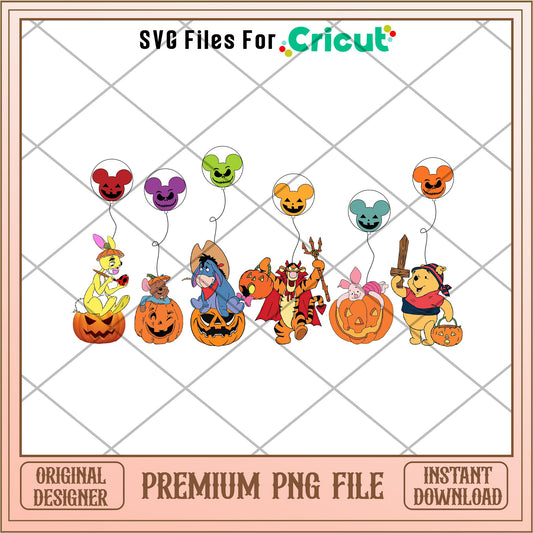 Winnie the Pooh Rabbit Costume png, Winnie The Pooh characters png, Digital Download