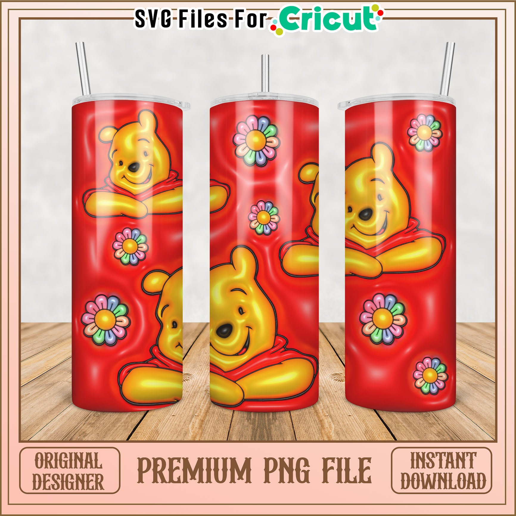 Winnie the Pooh Tumbler PNG