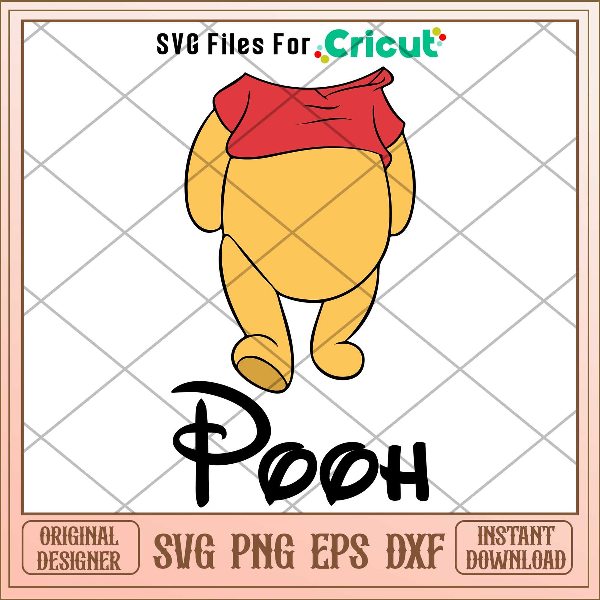 Winnie the Pooh svg, winnie the pooh characters, digital download