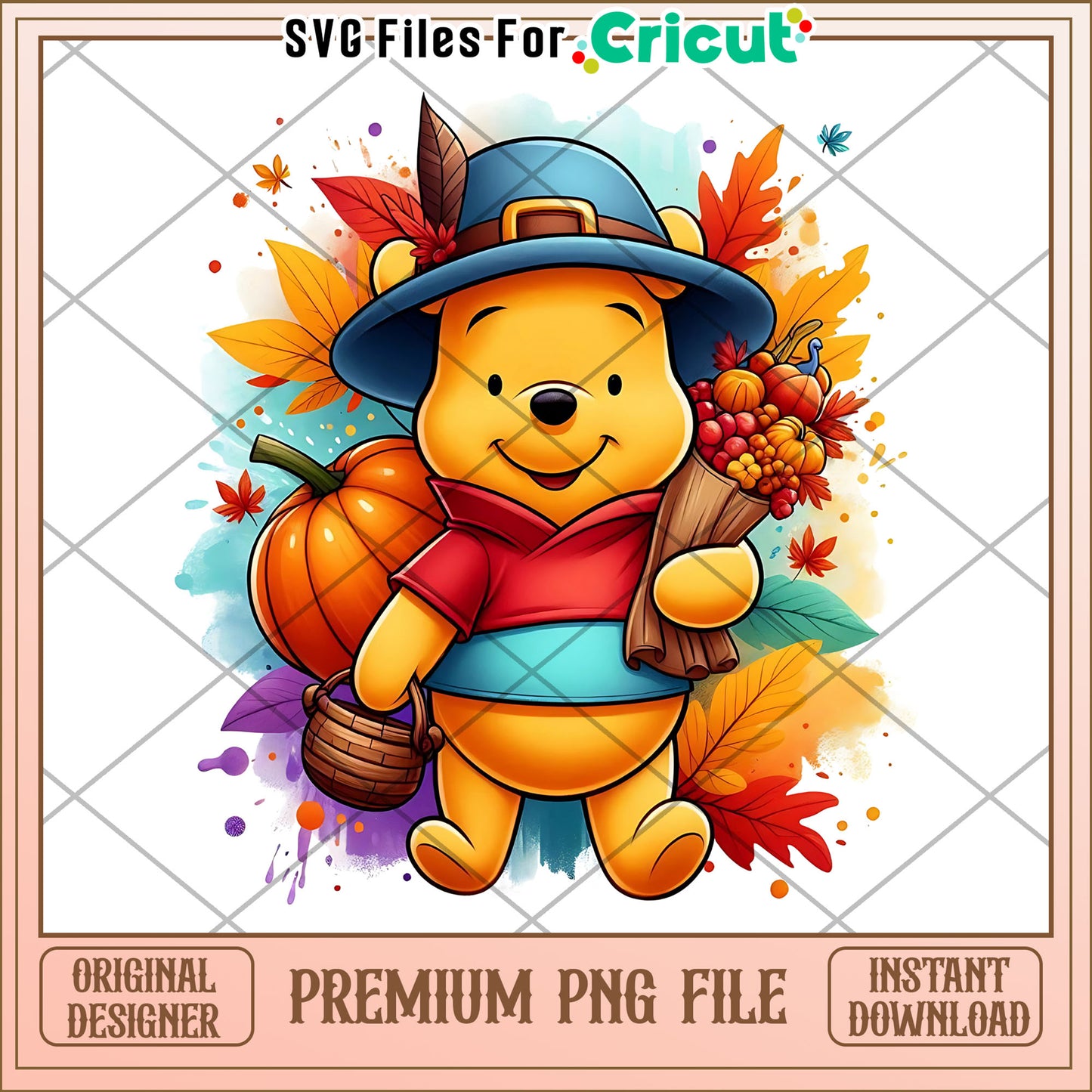 Winnie the pooh png, thanksgiving season png, winnie the pooh png