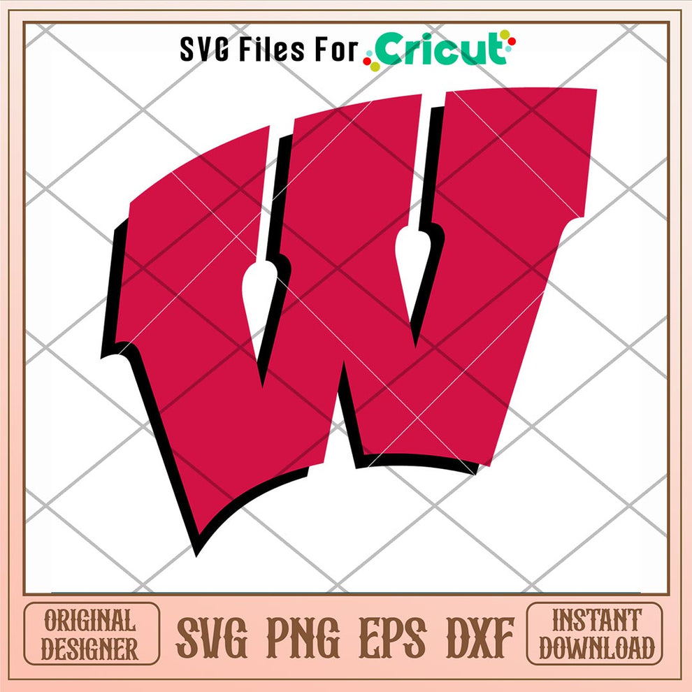 Wisconsin Badgers Logo Svg, Wisconsin Badgers Svg, NCAA Svg – svg files ...