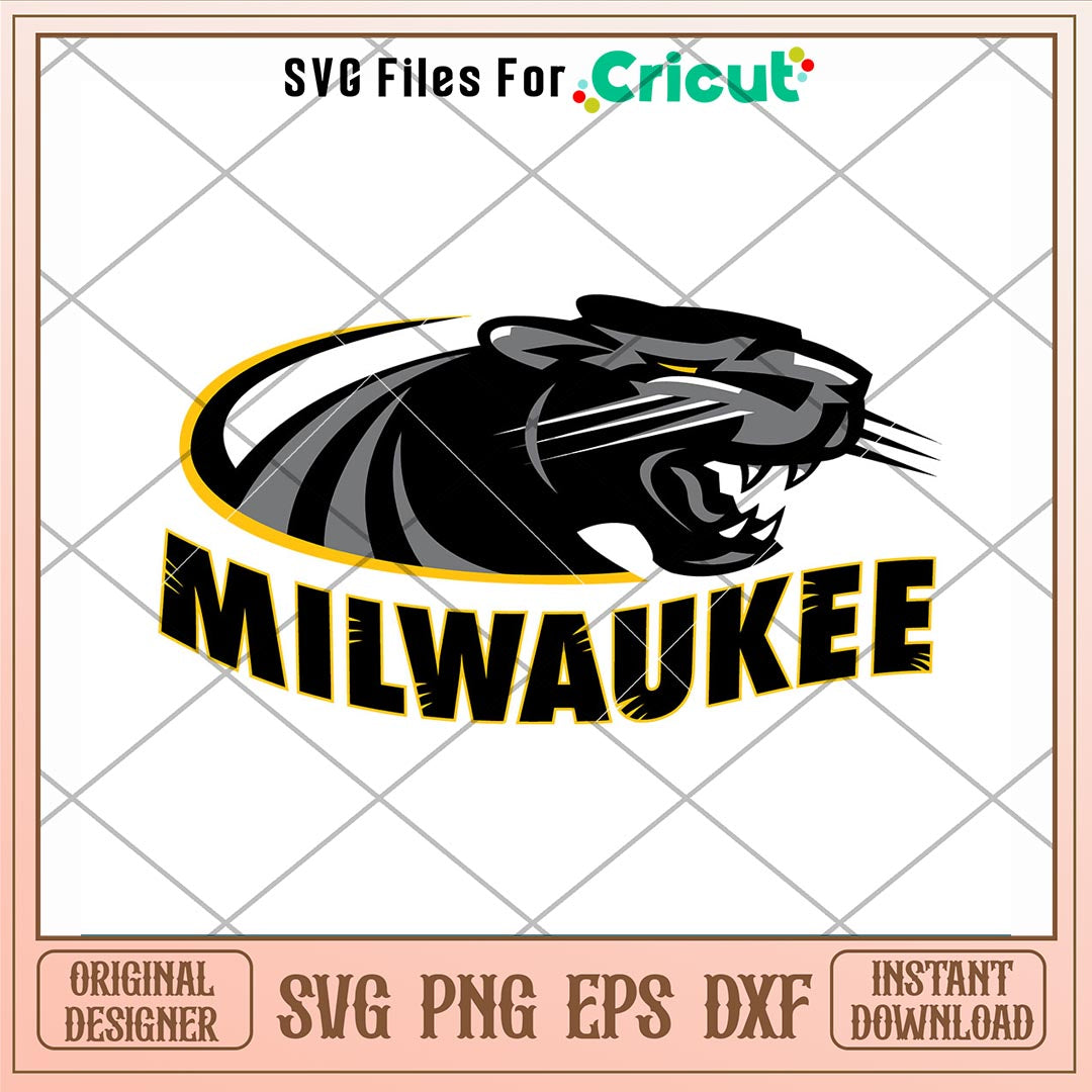 Wisconsin Milwaukee Panthers Logo Svg, Wisconsin Milwaukee Panthers Svg, NCAA Svg