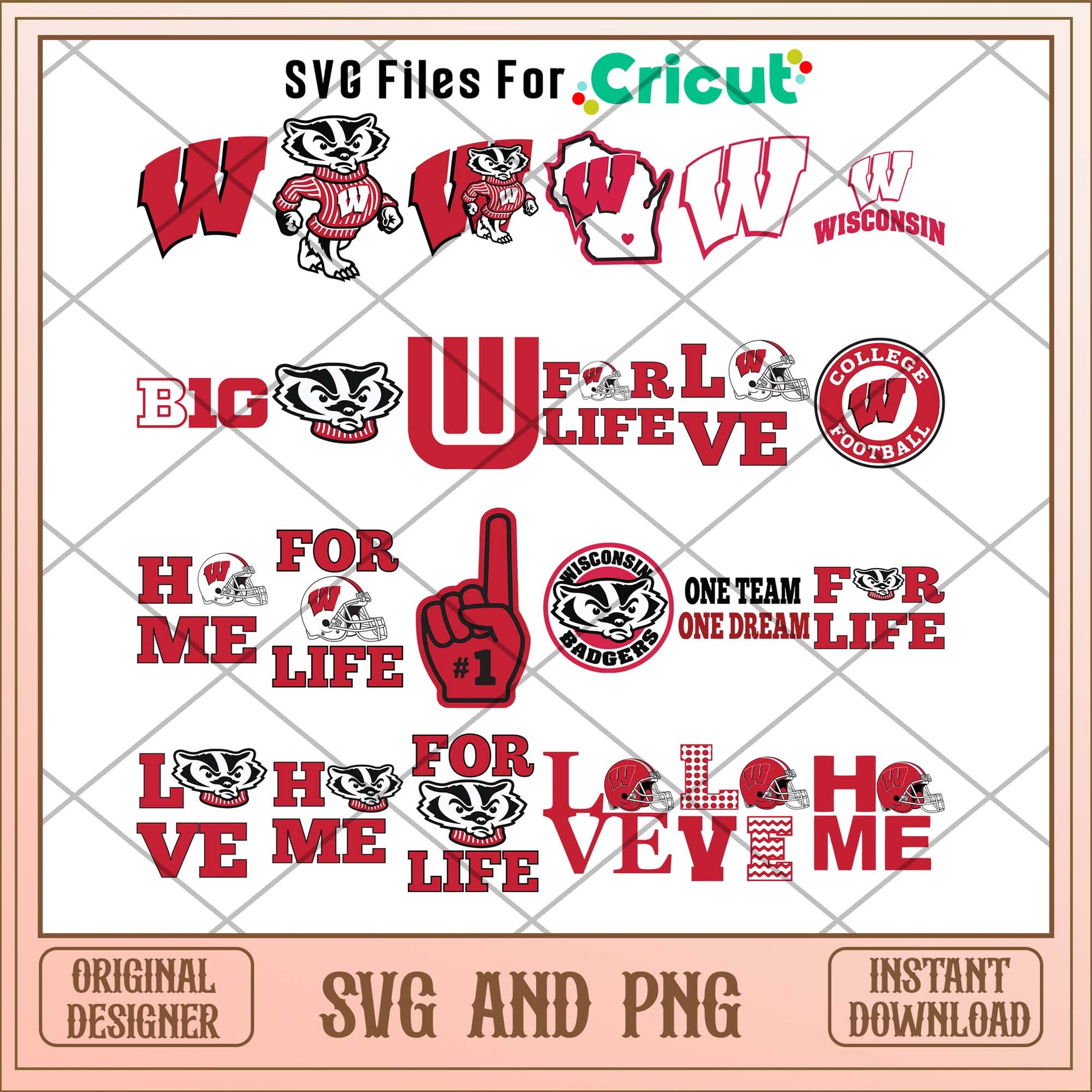 Wisconsin Badgers svg, Wisconsin Badgers svg bundle, NCAA svg