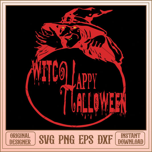 Witch happy halloween svg, Disney characters svg, digital download