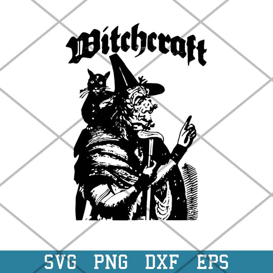 Witchcraft Spooky Witch With Black Cat Halloween Svg, Halloween Svg-Svgfilesforcricut