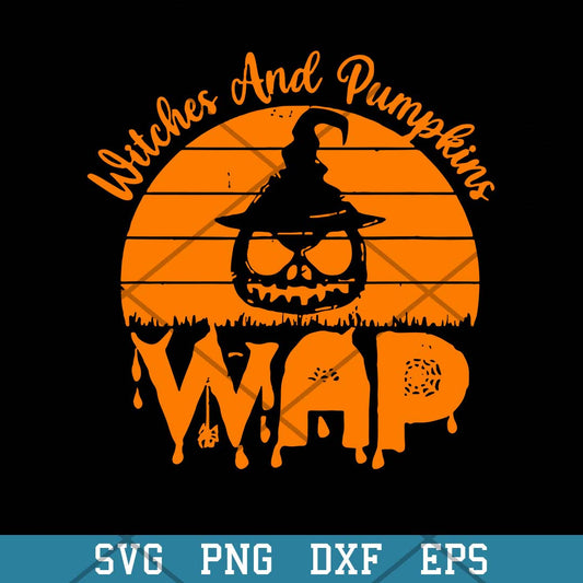 Witches And Pumpkins Wap Halloween Svg, Halloween Svg-Svgfilesforcricut
