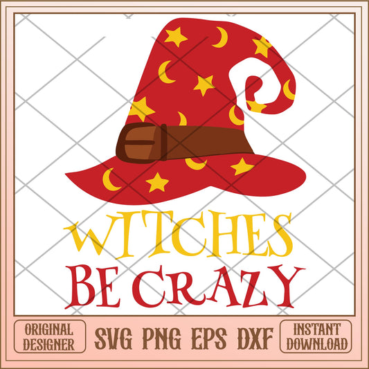 Witches be crazy halloween svg, disney characters svg, digital download