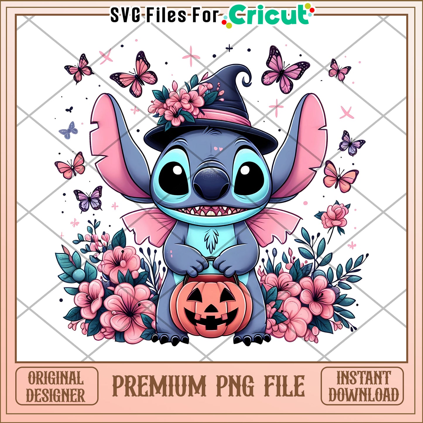 Witch stitch happy halloween png, spirit halloween png, funny stitch png