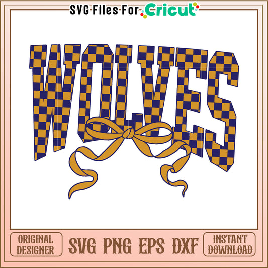Wolves bowtie svg, trending quotes svg, funny quotes svg