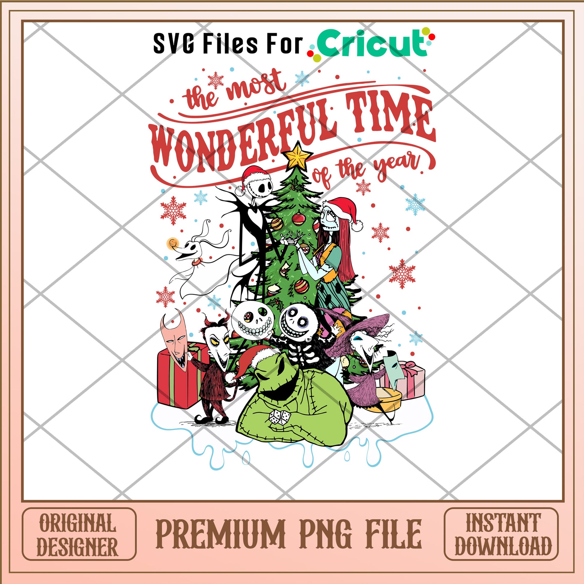 Wonderful time of the year png, nightmare before christmas png