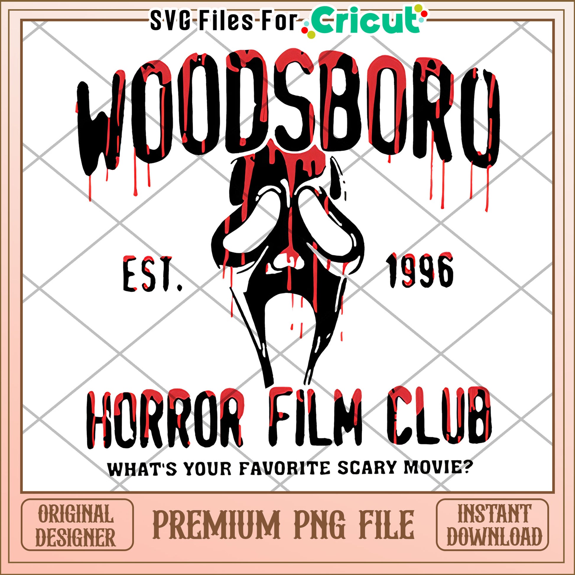 Woodsbroro horror film club png, happy halloween​ png, spooky quotes png