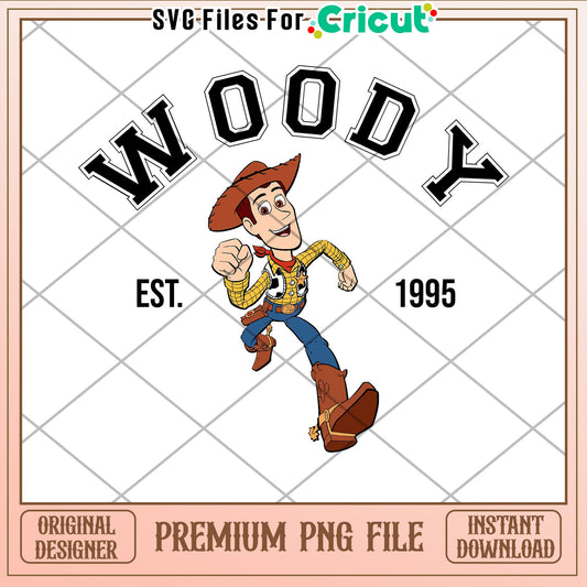 Woody Character PNG File for Cricut Crafts and Designs Download