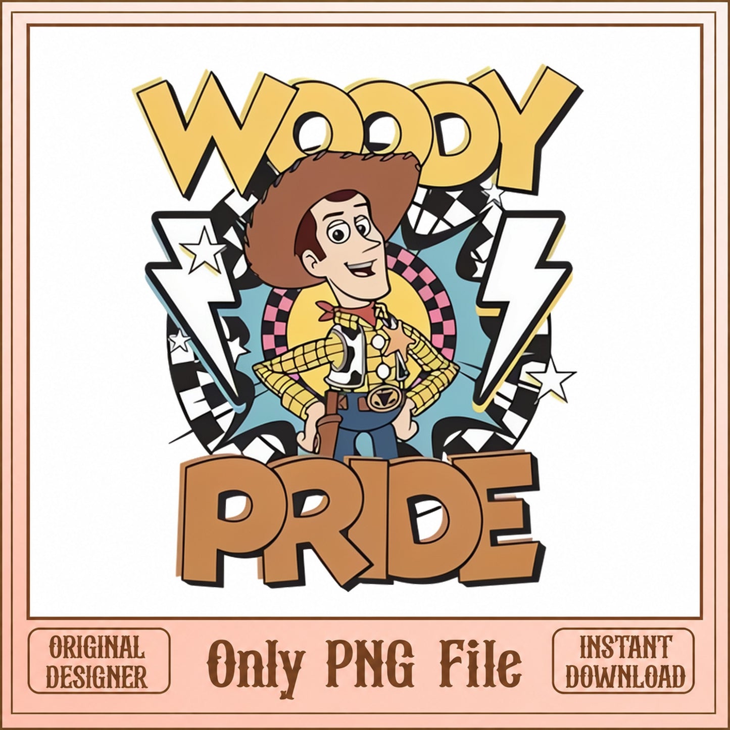 Woody Pride Toy Story PNG, Disney Pixar Clipart, Cowboy PNG