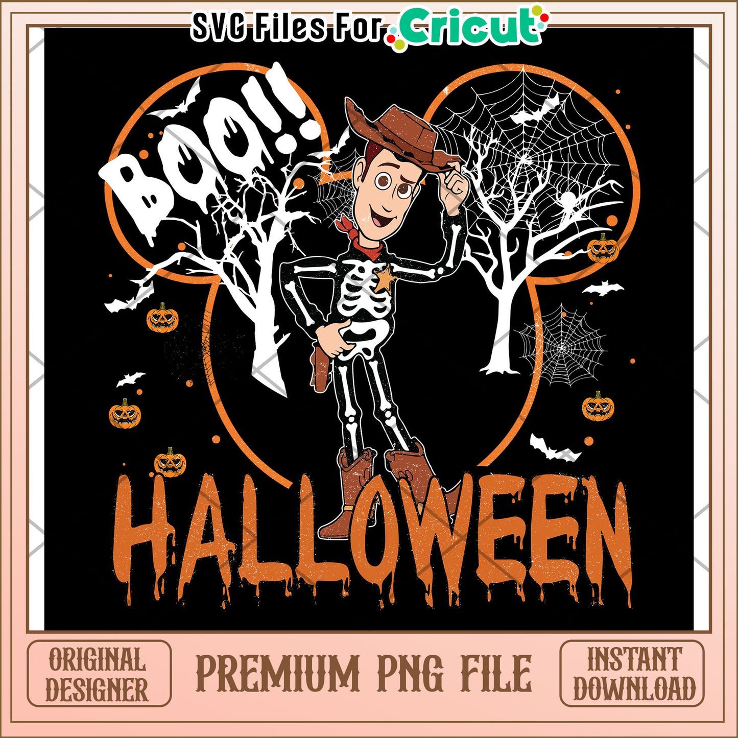 Woody halloween png, spirit halloween​ png, halloween decor png