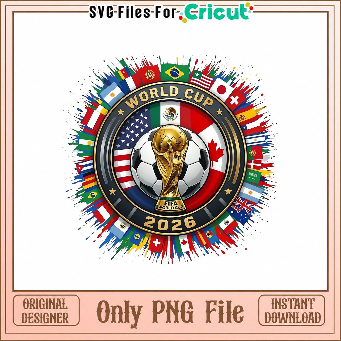 World Cup 2026 SVG, FIFA World Cup Soccer, Country Flags PNG
