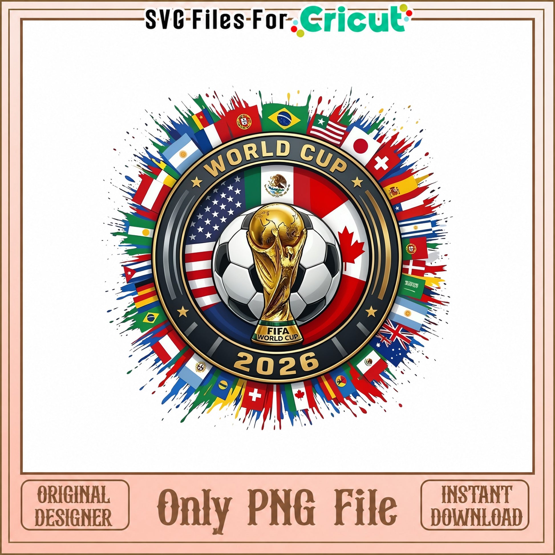 World Cup 2026 SVG, FIFA World Cup Soccer, Country Flags PNG