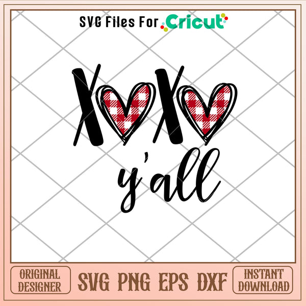 XOXO Yall, XOXO y_all SVG – svg files for cricut