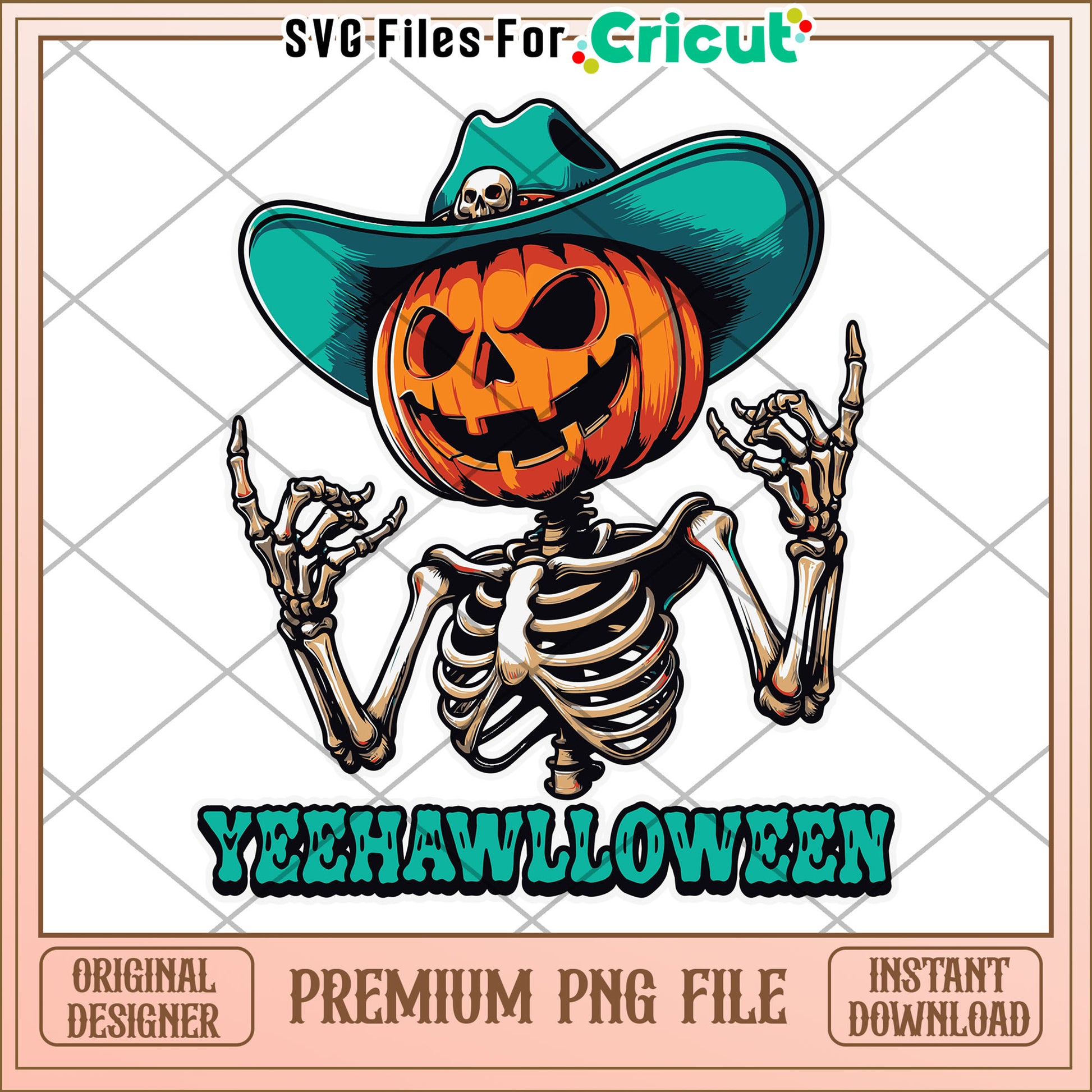 Yeehawlloween png, trick or treat  png, halloween quotes png