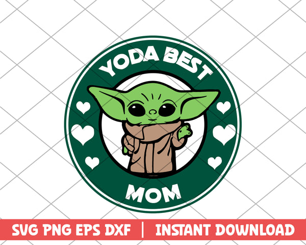 Yoda best mom mothers day svg 