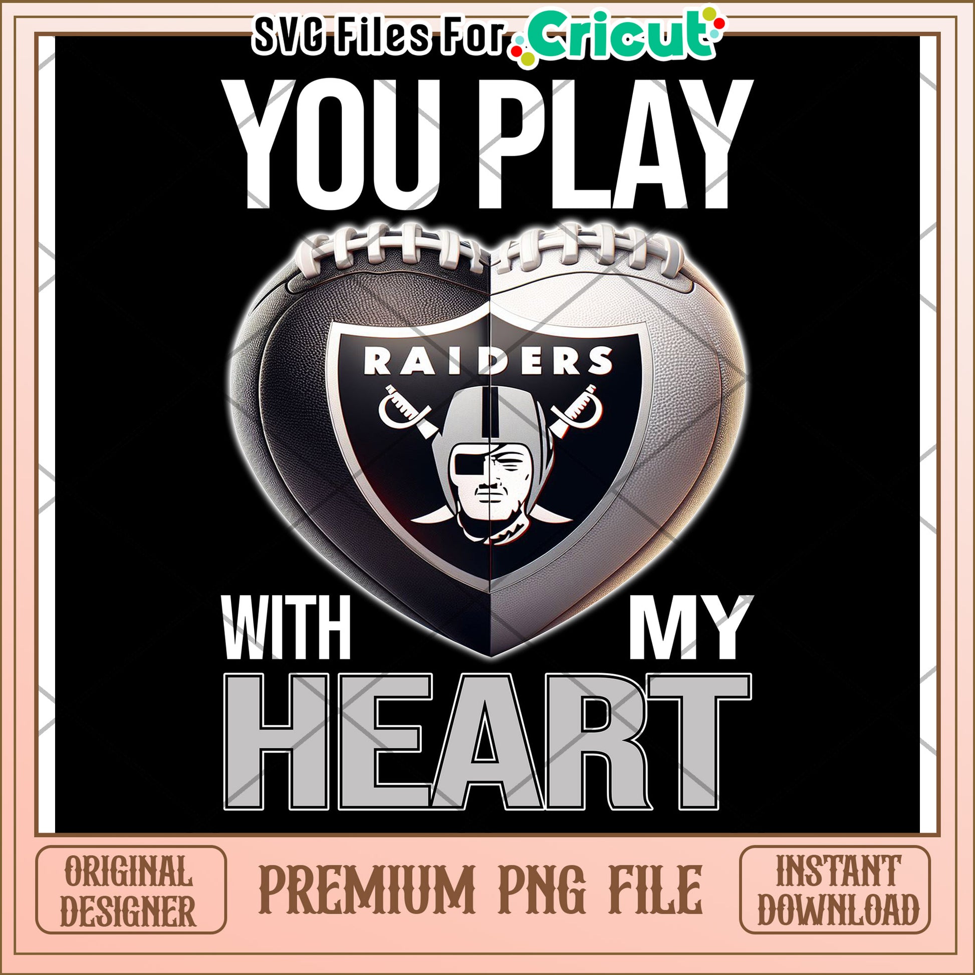 You Play with My Heart PNG Design, Perfect for Cricut Users