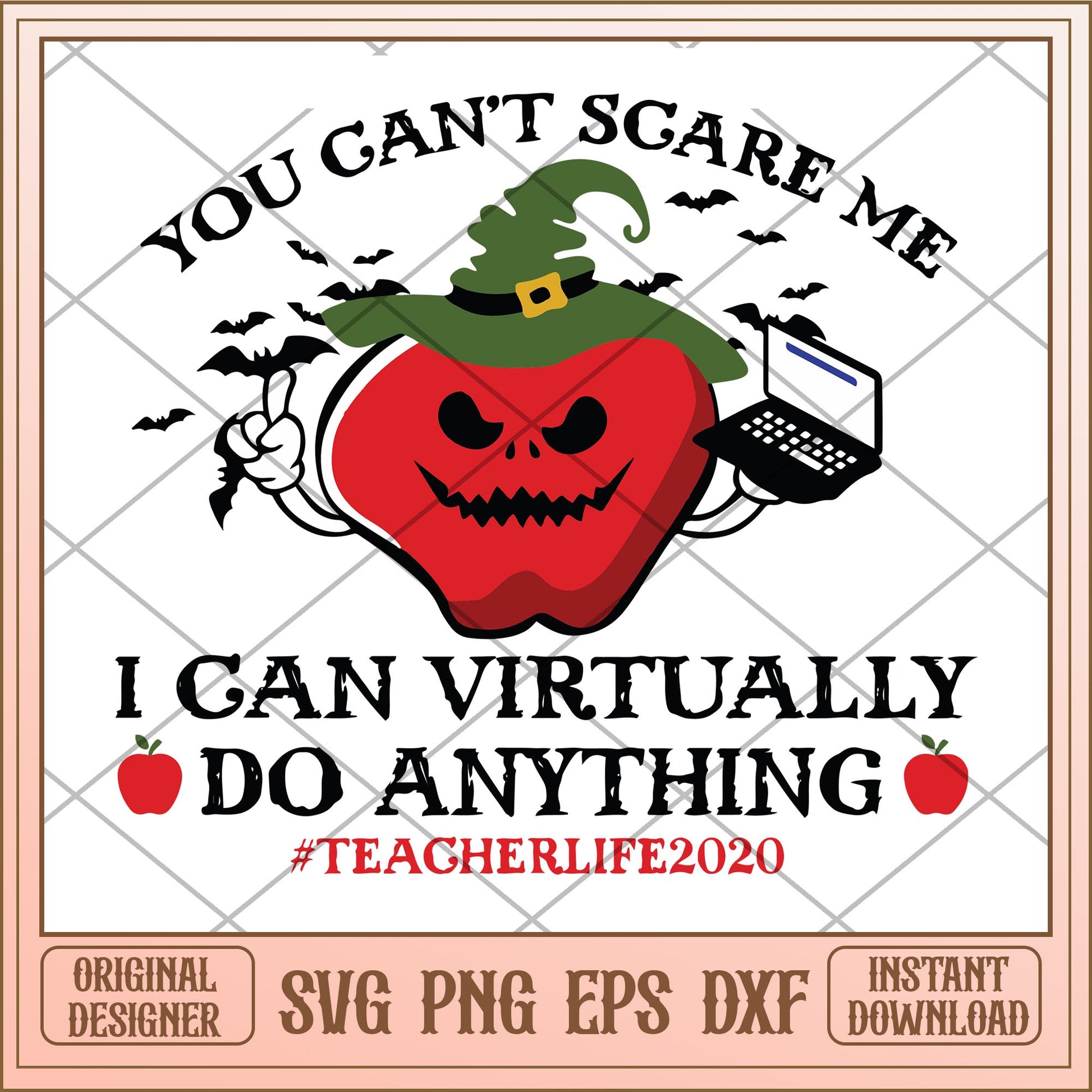 You can't scare me i can virtually do anything halloween svg, disney characters svg, digital download